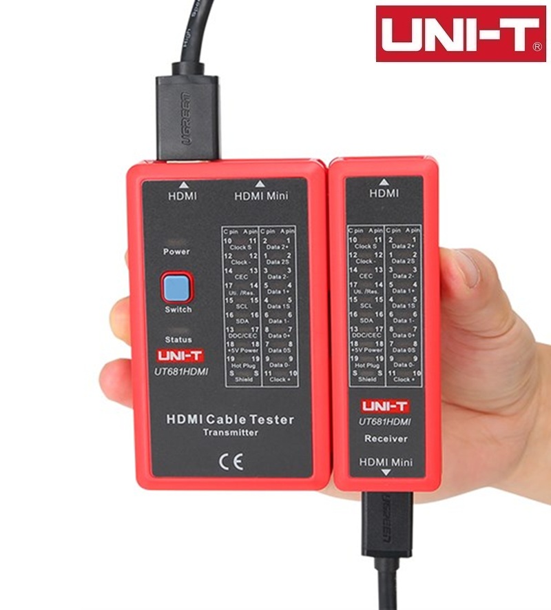 COMPROBADOR CABLES HDMI / Mini HDMI UNI-T - Imagen 3