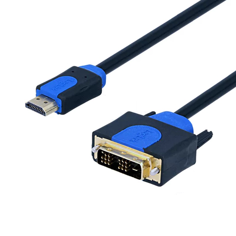 CABLE HDMI A DVI-D (18+1P) M-M BIDIRECCIONAL LOGILINK NEGRO 10m