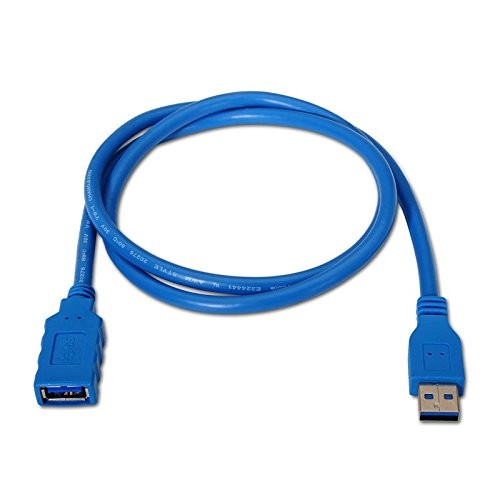 CABLE USB-A 3.0 ALARGADOR M-H AZUL 1m - Imagen 3