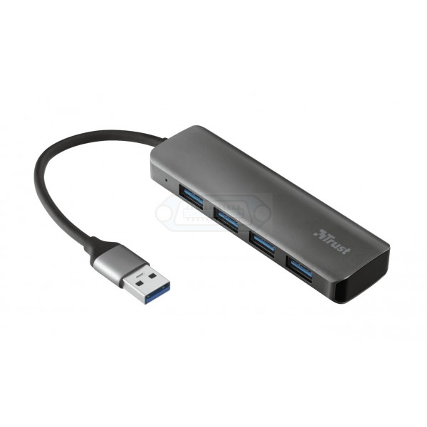 HUB USB 3.2 TRUST 4P. HALYX COMPACTO