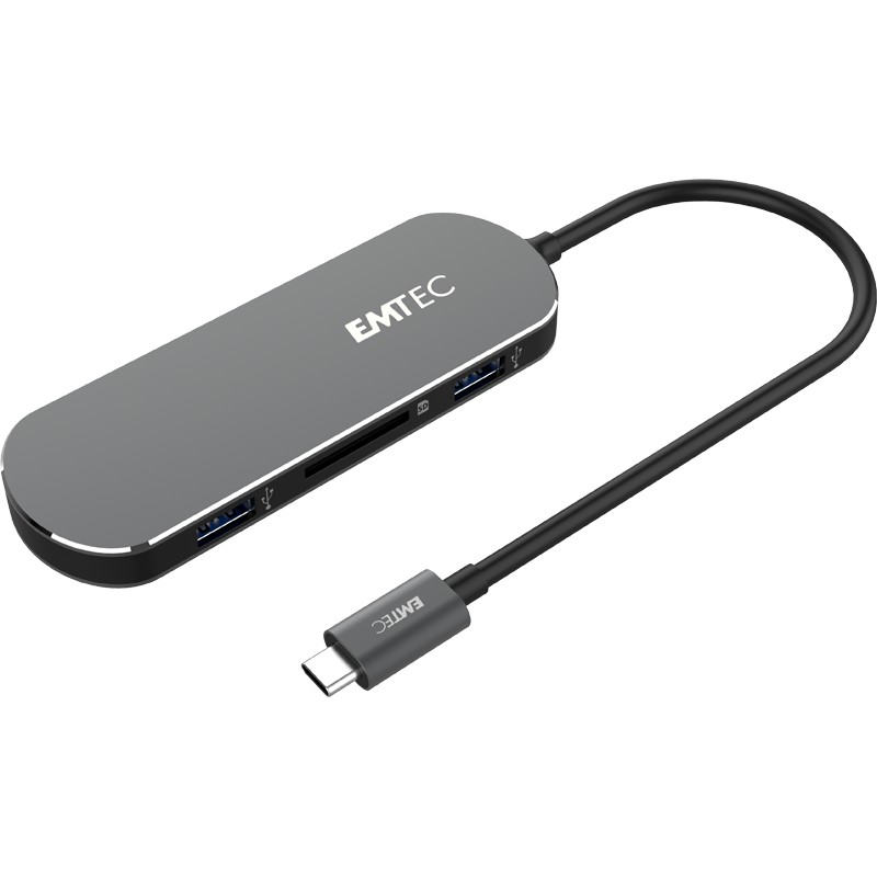 HUB USB-C DOCK MULTIPUERTO 6EN1 EMTEC T650C - Imagen 3