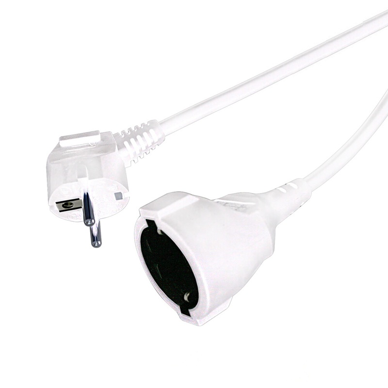 ALARGADOR ELÉCTRICO SCHUKO (M-H) 3x1.5mm BLANCO 5m