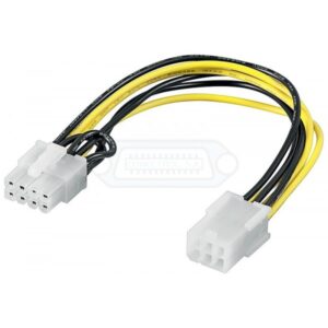 CABLE ADAPTADOR PCI-E MOLEX 6P /M A MOLEX 8P /H