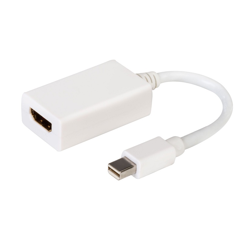 ADAPTADOR MINI DISPLAYPORT a HDMI BLANCO CABLE 0.15m
