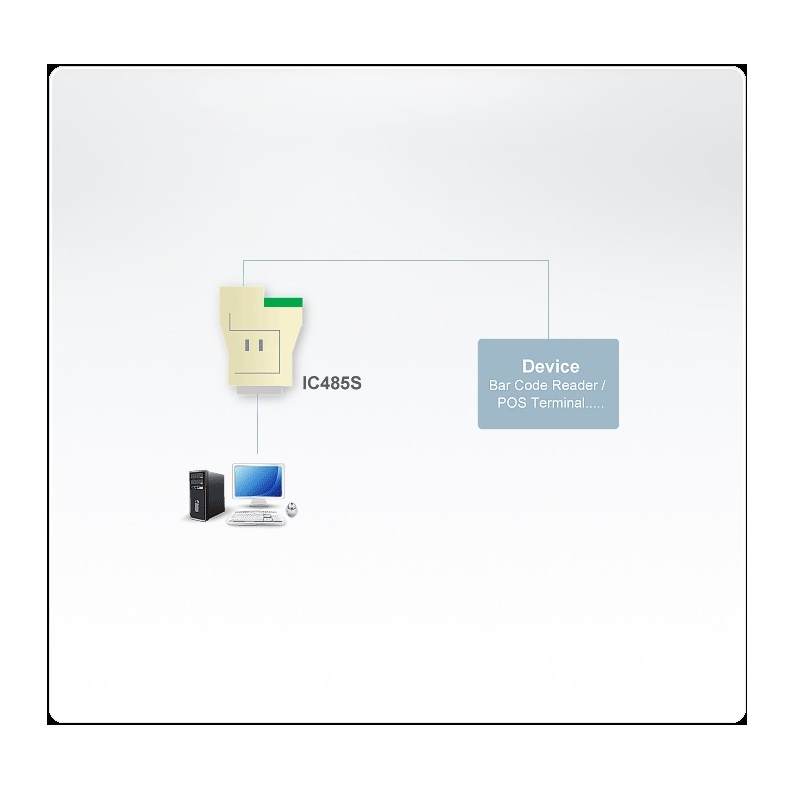 CONVERTIDOR BIDIRECCIONAL RS232 A RS422/RS485 ATEN 1200M - Imagen 3