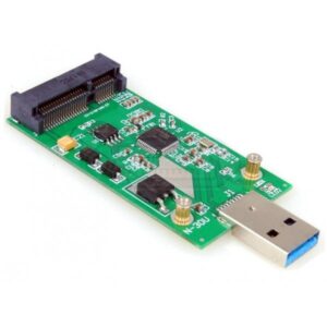 ADAPTADOR SSD MSATA A USB 3.0 COMPACTO