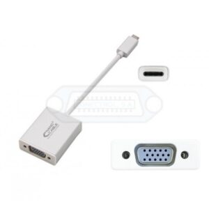 CONVERSOR VÍDEO USB-C 3.1 A VGA EN 10 CMS.