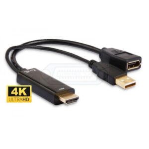ADAPTADOR HDMI A DISPLAYPORT M-H ACTIVO