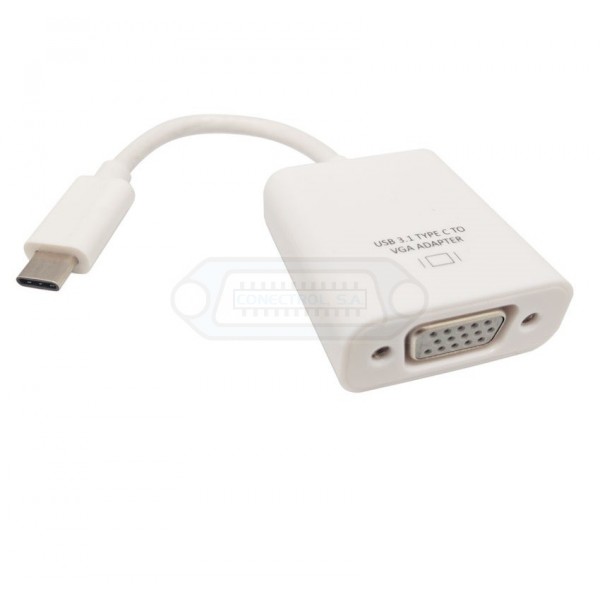 CONVERSOR VÍDEO USB-C 3.1 A VGA 15 CMS.
