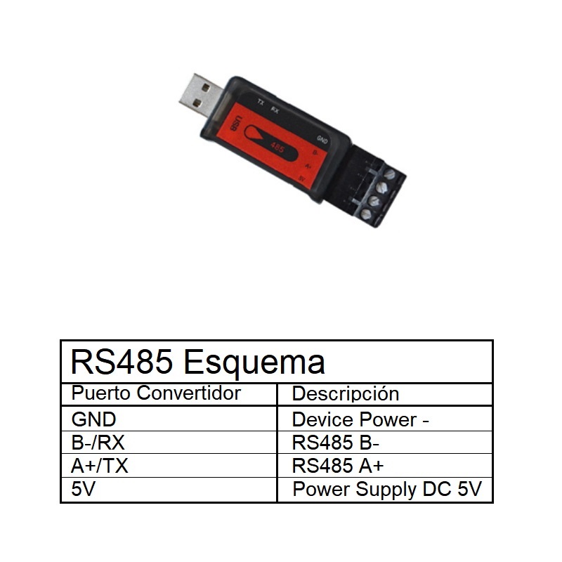 CONVERSOR USB A SERIE RS485 - Imagen 3