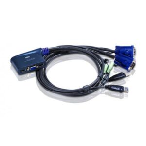 SWITCH KVM ATEN 2 PUERTOS USB/VGA CON AUDIO
