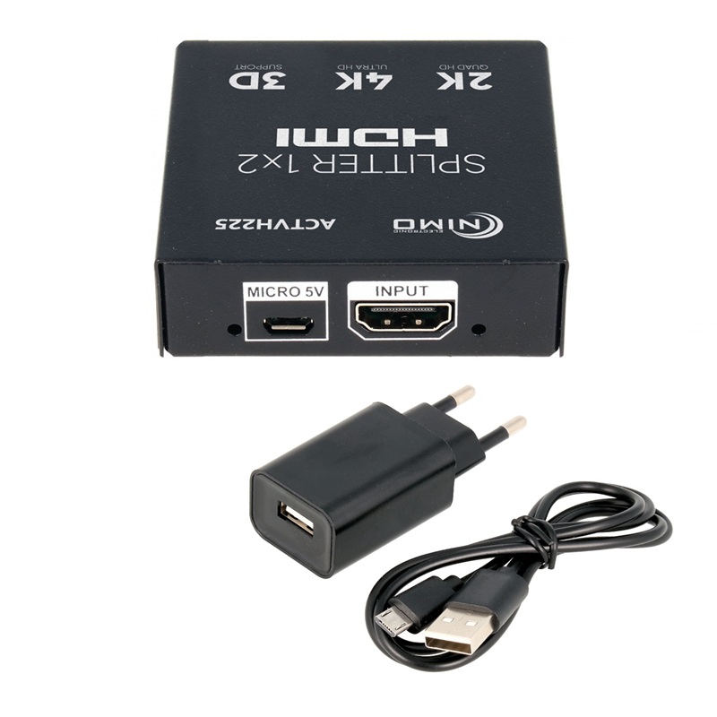 SPLITTER HDMI 1.4V 2 SALIDAS 2K&4K 3D - Imagen 3