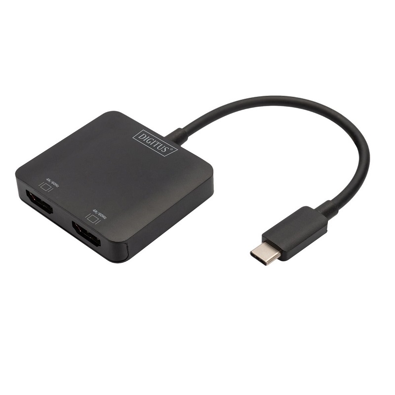 HUB USB-C MST - 2x HDMI 2.0 4K/60HZ DP1.4 32.4Gbps