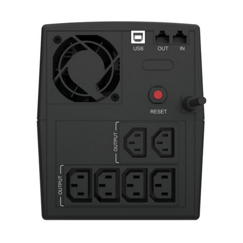 SAI 2200VA (1320W) CONCEPTRONIC ZEUS04E PROTECCION LAN, 6 IEC, USB HID - Imagen 3