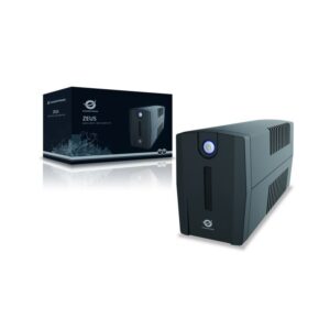 SAI 850VA (480W) CONCEPTRONIC ZEUS02ES PROTECCION LAN, 2 SCHUKO, USB HID