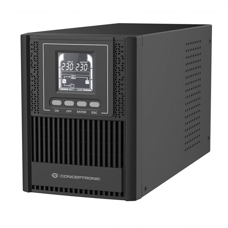 SAI 1000VA (900W) CONCEPTRONIC ZEUS52E1K ONLINE, EPO, 4 IEC, USB HID