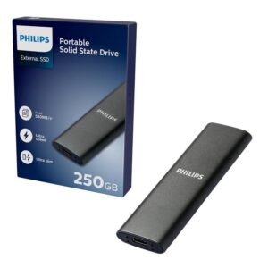 DISCO SSD EXTERNO 250GB PHILLIPS SPACE GREY USB-C 3.2