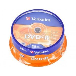 DVD-R GRABABLE 4.7GB 16X TARRINA 25 UNDS.