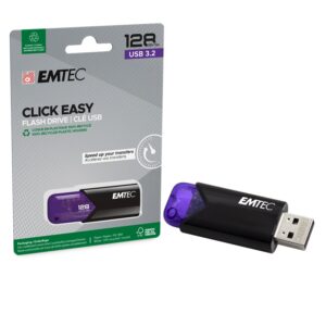 MEMORIA USB 3.2 128GB EMTEC CLICK EASY B110 PURPLE