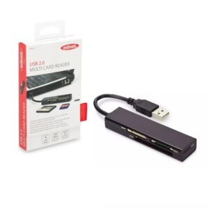 LECTOR USB 2.0 DE TARJETAS CF, MICRO SDHC, MICRO SD, MS, SD