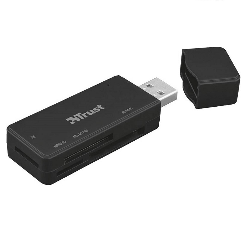 LECTOR MULTITARJETAS TRUST NANGA USB 3.2 GEN 1