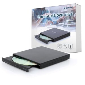 REGRABADORA EXTERNA USB 2.0 DVD / CD GEMBIRD NEGRO