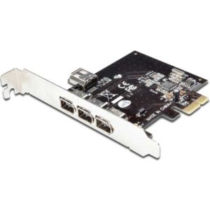 TARJETA PCIE DIGITUS FIREWIRE 3P +1P INTERNO