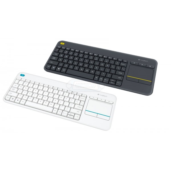TECLADO WIRELESS TOUCHPAD LOGITECH K400 NEGRO