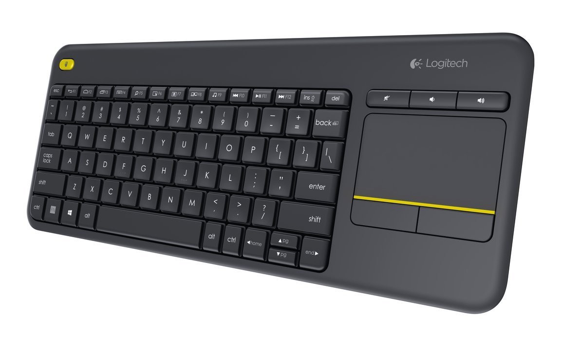 TECLADO WIRELESS TOUCHPAD LOGITECH K400 NEGRO - Imagen 3