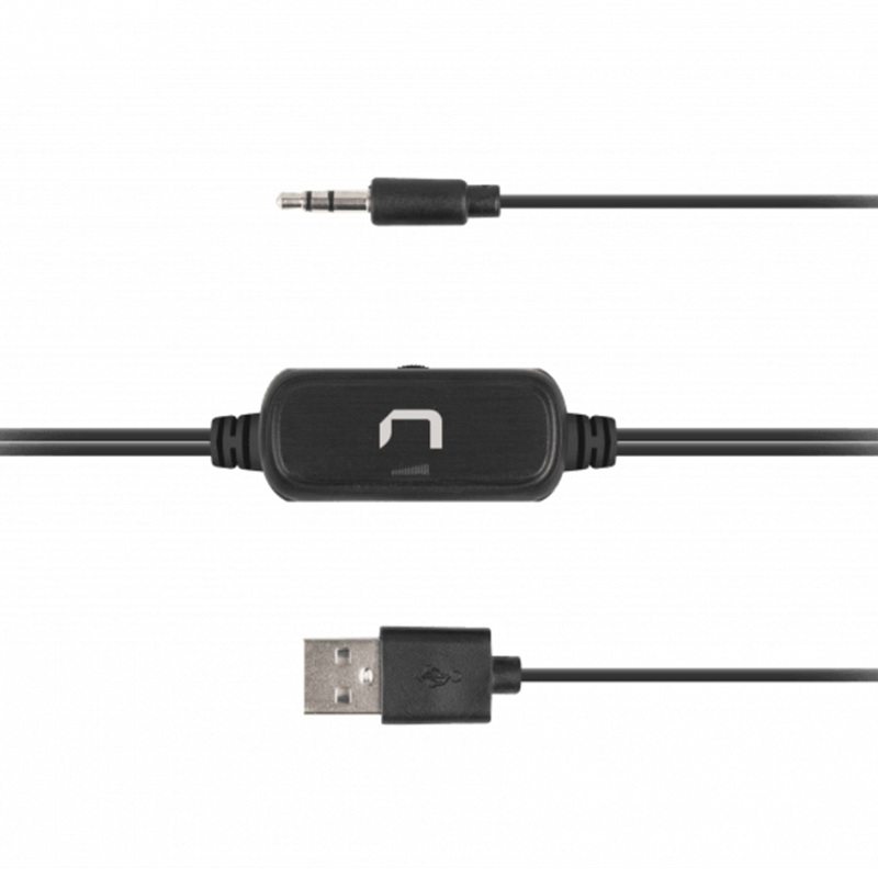 ALTAVOCES NATEC COUGAR ALÁMBRICO 6W RMS 2.0 NEGRO - Imagen 4