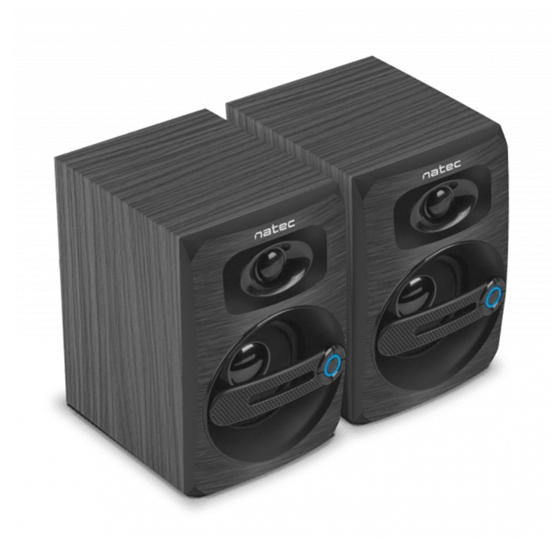 ALTAVOCES NATEC COUGAR ALÁMBRICO 6W RMS 2.0 NEGRO - Imagen 5