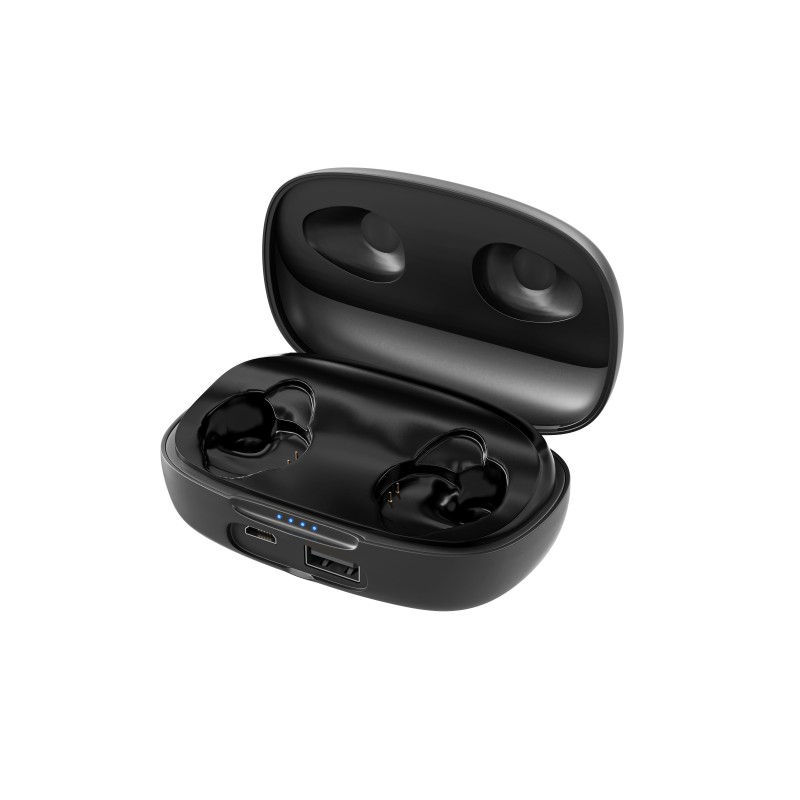 AURICULARES NATEC SOHO TWS WIRELESS CON MICROFONO NEGRO - Imagen 3