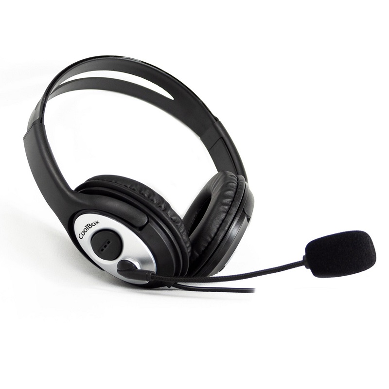 AURICULARES JACK 3.5mm COOLBOX COOLCHAT 3.5 CON MICRO/VOLUMEN