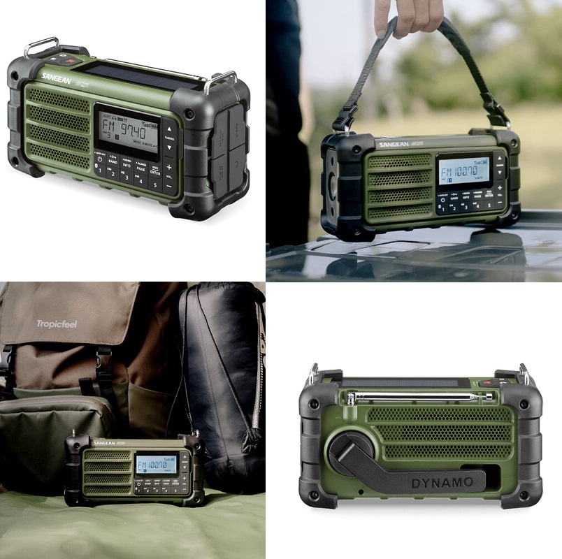 RADIO DIGITAL DE EMERGENCIA RDBS FM/AM BT 5.0 RECARGABLE FOREST GREEN - Imagen 3