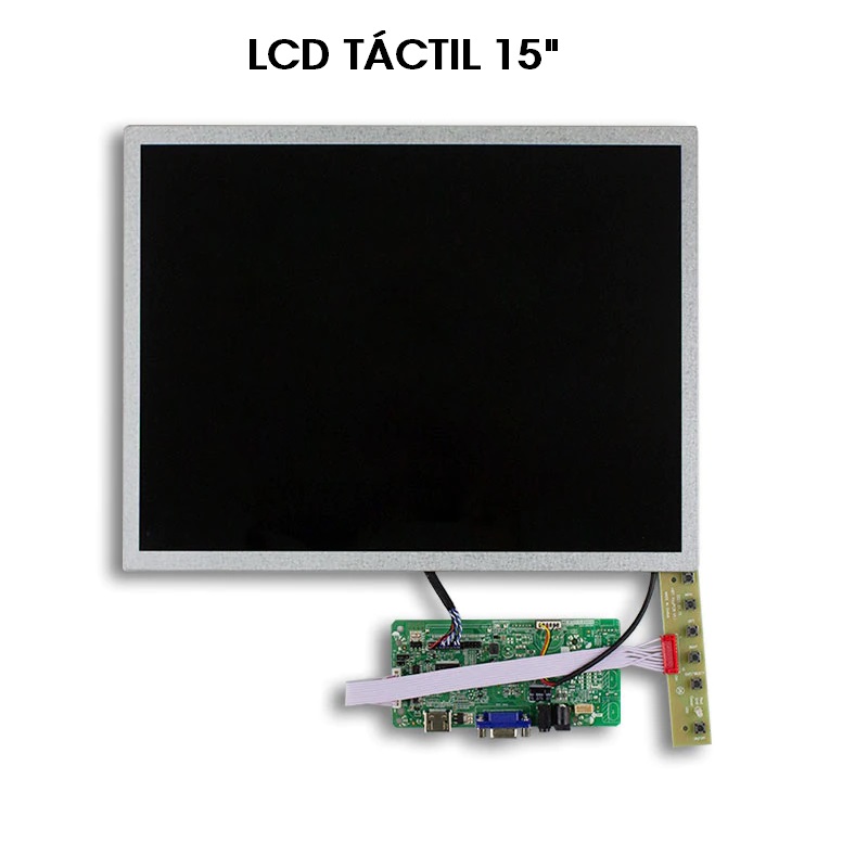 PANTALLA TFT/LCD TACTIL 15" IVO MN150GNN2 R1 CON PLACA EDP