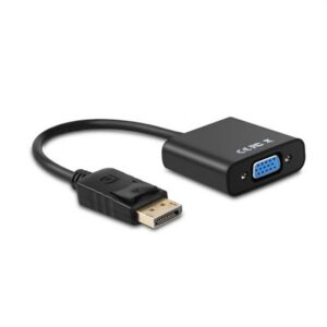 CONVERSOR DISPLAYPORT a VGA NEGRO CABLE 0.15m