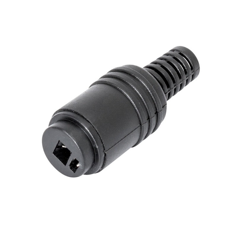 CONECTOR DIN ALTAVOZ (PUNTO Y RAYA) HEMBRA AÉREO RECTO