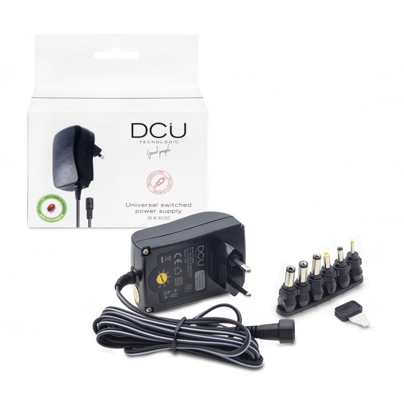 ALIMENTADOR UNIVERSAL 18W DCU REGULABLE 3-12VCC 1.5A