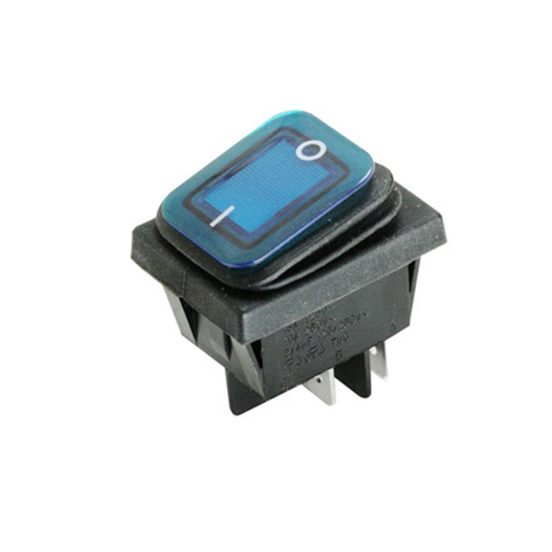INTERRUPTOR ESTANCO IP54 ON-OFF 16A/250V LUZ AZUL PANEL