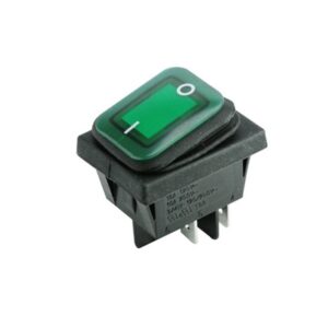 INTERRUPTOR ESTANCO IP54 ON-OFF 16A/250V LUZ VERDE PANEL