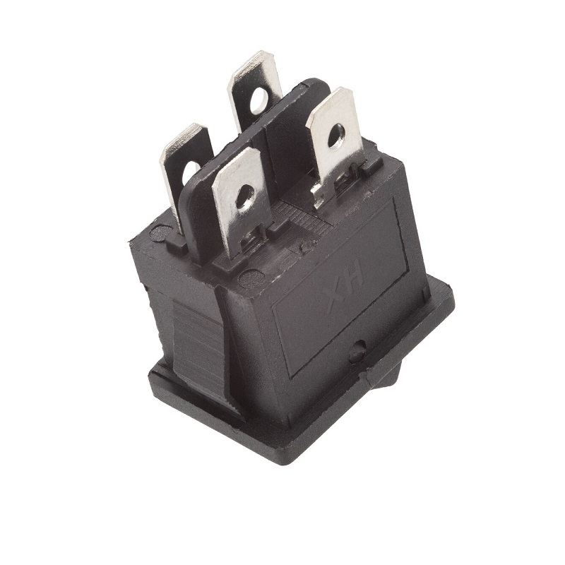 INTERRUPTOR BALANCÍN BIPOLAR ON-OFF (2Co) 6A/250V NEGRO - Imagen 3