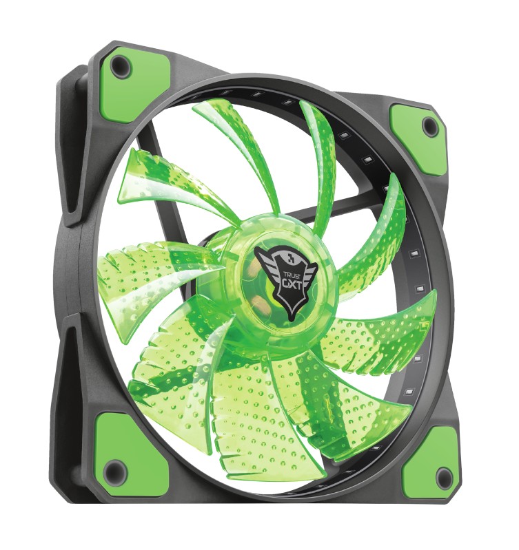 VENTILADOR PC 120MM ILUMINACIÓN LED VERDE - Imagen 3