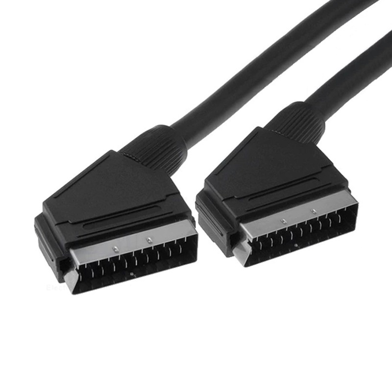 CABLE EUROCONECTOR (SCART) MACHO - MACHO 10M