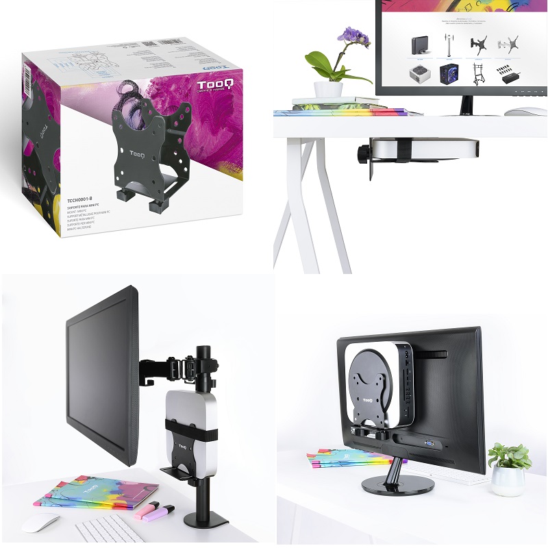 SOPORTE METALICO PARA MINI PC TOOQ - Imagen 3