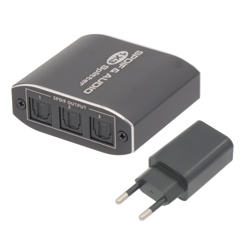 DISTRIBUIDOR AUDIO DIGITAL 1 ENTRADA - 3 SALIDAS SPDIF/ TOSLINK - Imagen 3