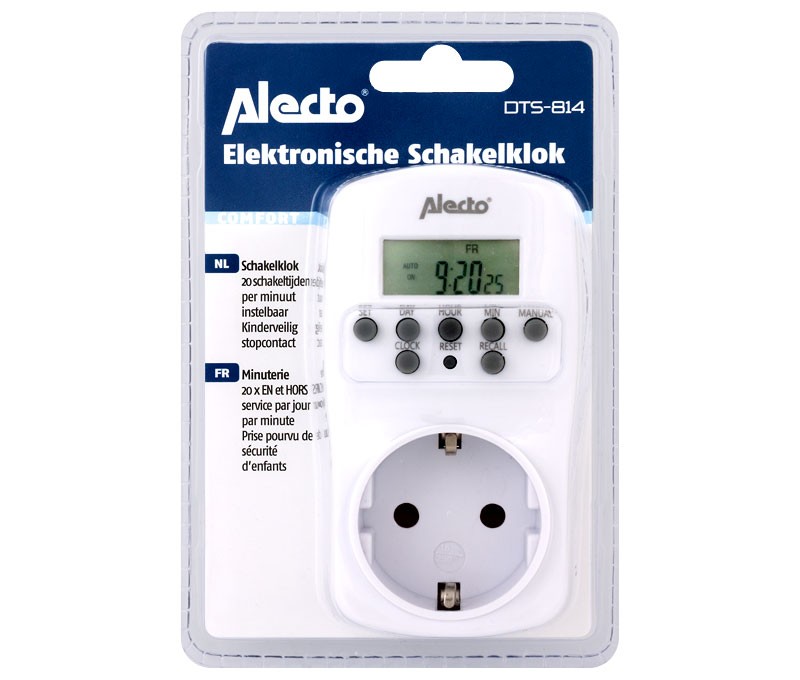 PROGRAMADOR DIGITAL DIARIO/SEMANAL 1800W ALECTO - Imagen 3