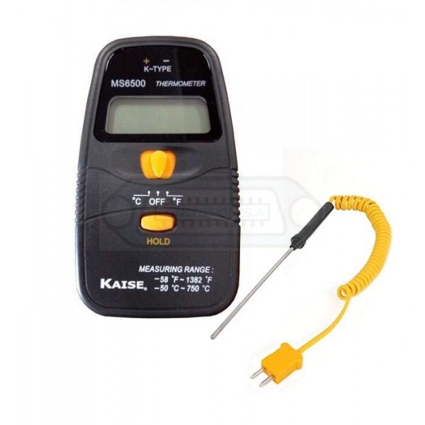 TERMÓMETRO DIGITAL MS6500 CON TERMOPAR TIPO K