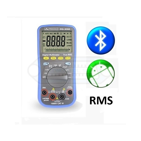 MULTÍMETRO DIGITAL RMS BLUETOOTH PROMAX PD-352