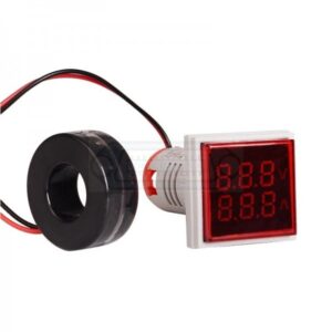 VOLTÍMETRO / AMPERÍMETRO AC 60/500V 0/100A