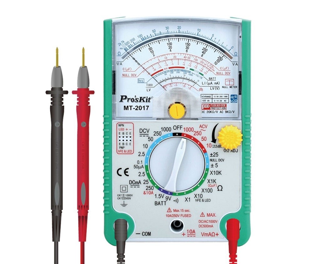 MULTÍMETRO ANALÓGICO CON FUNCIÓN PROTECCIÓN - Imagen 3